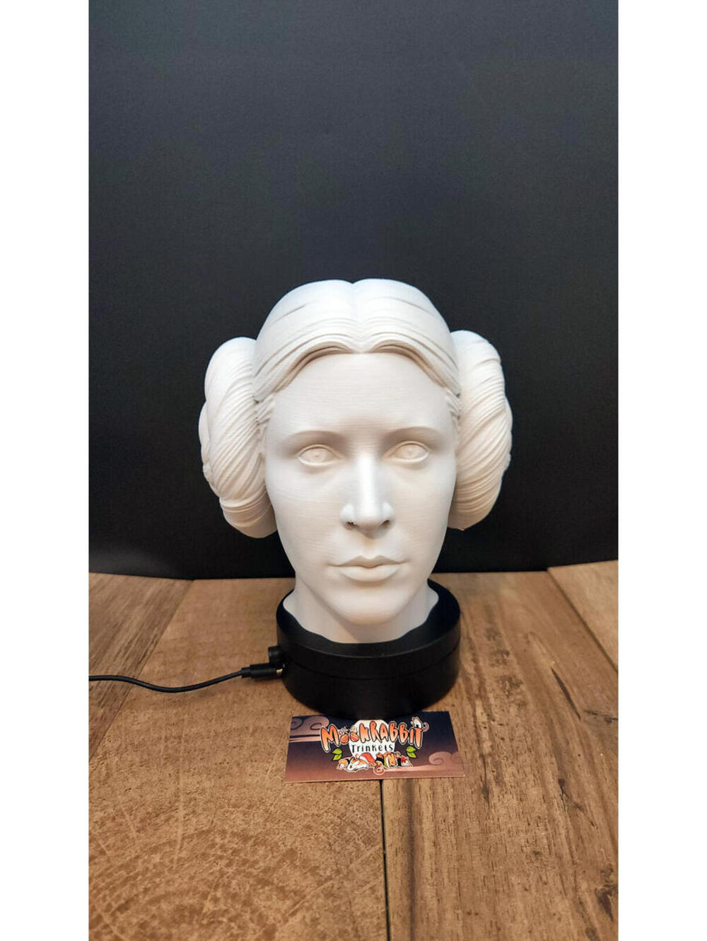 Carrie Fisher Headphone Stand - Princess Leia Headset Holder - Star Wars Gift